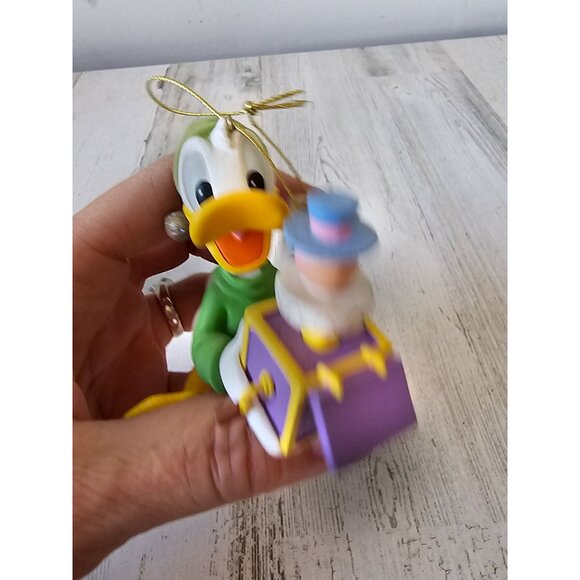 Disney direct Donald duck ornament Jack in the Box Xmas tree felt - Picture 5 of 8